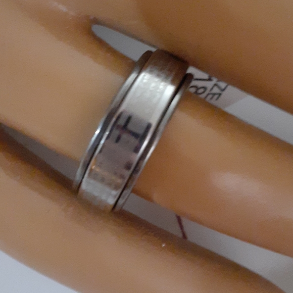 NWT🙏 Spinner Lords Prayer Ring Size 8.25 Left - Picture 7 of 8